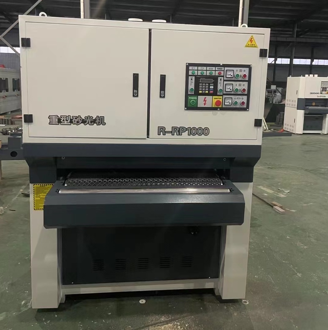 Water Mill Industrial Sheet Metal Sanding Polishing Machine For Stainless Steel Aluminum grinding an